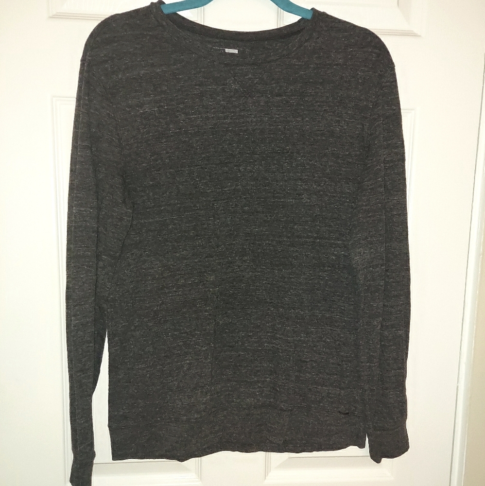 Heather grey long sleeve top